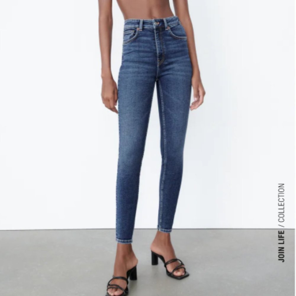 Zara Skinny Vintage Jeans (High Waisted)